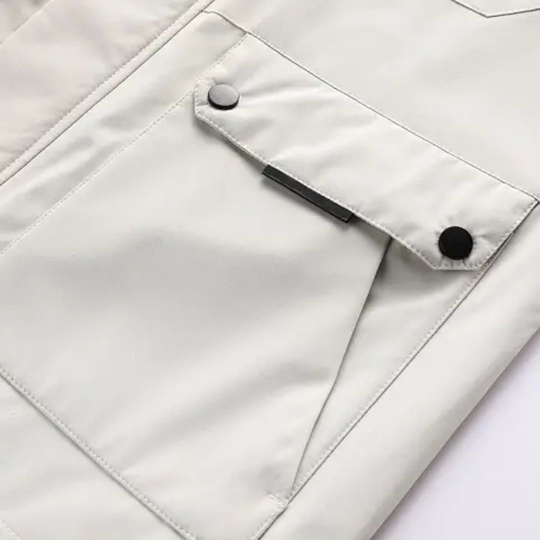 Men's Windbreaker Hooded with Pockets | Winter