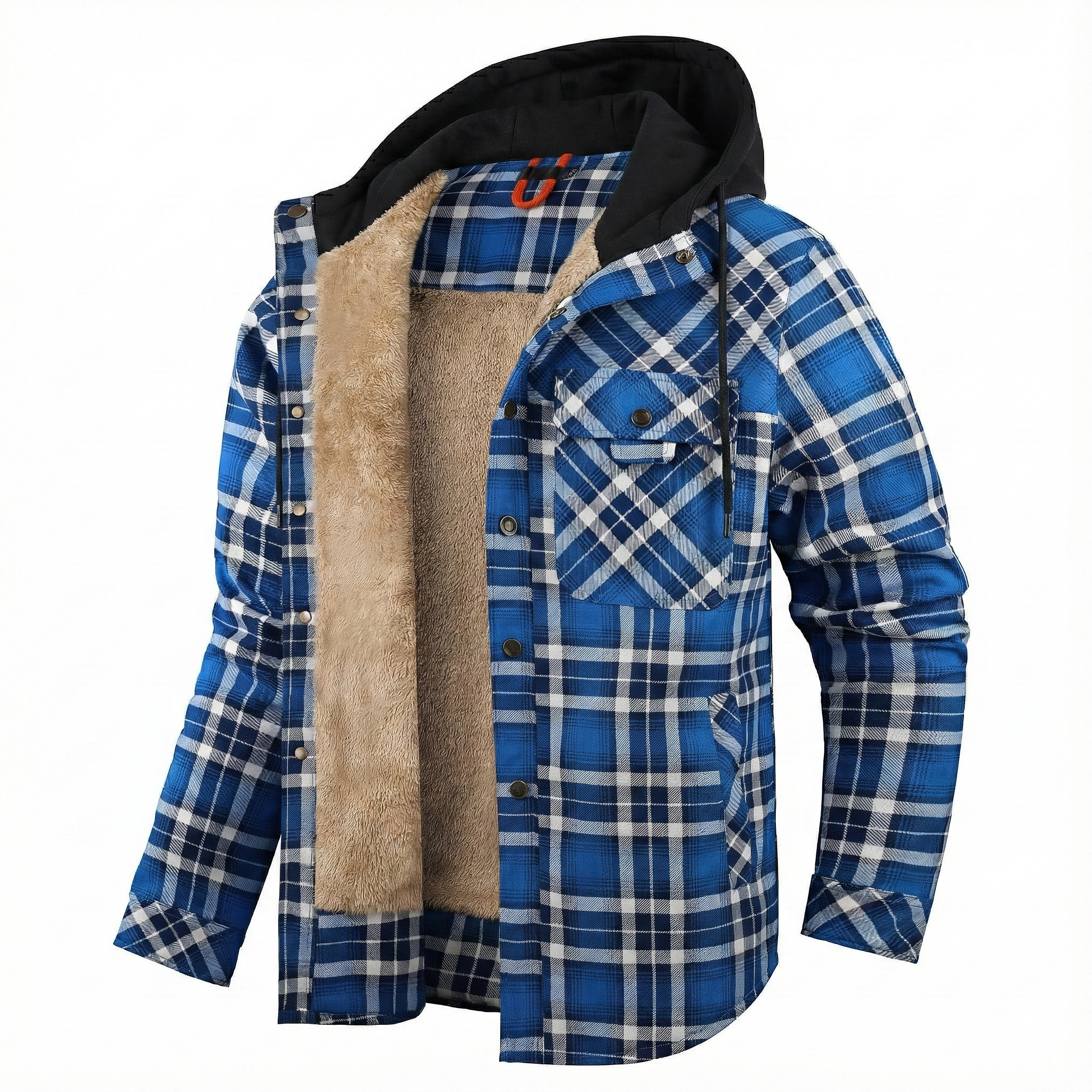 Men's Winter Jacket Check | Hood