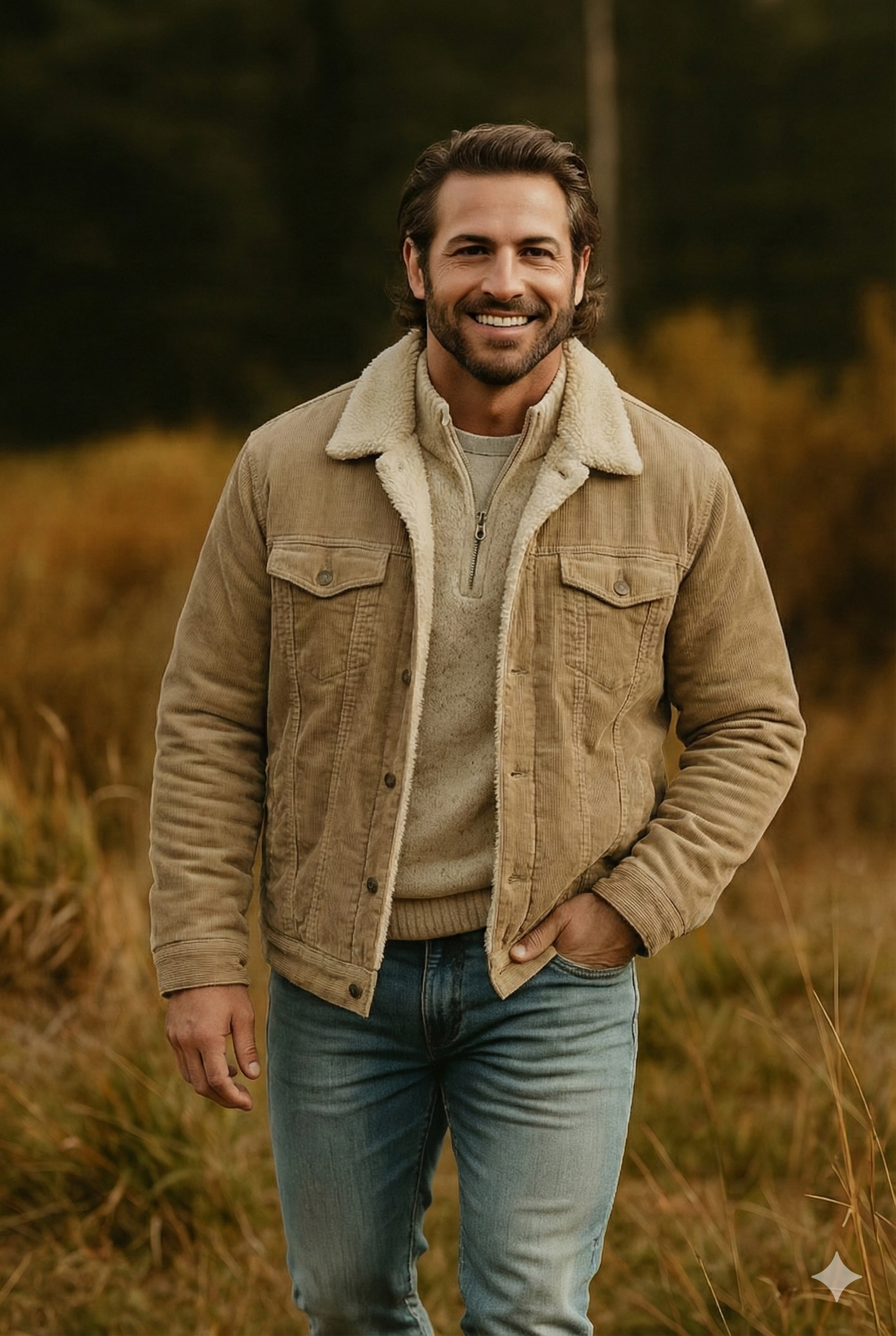 Men's Winter Jacket with Fleece Lining | Casual