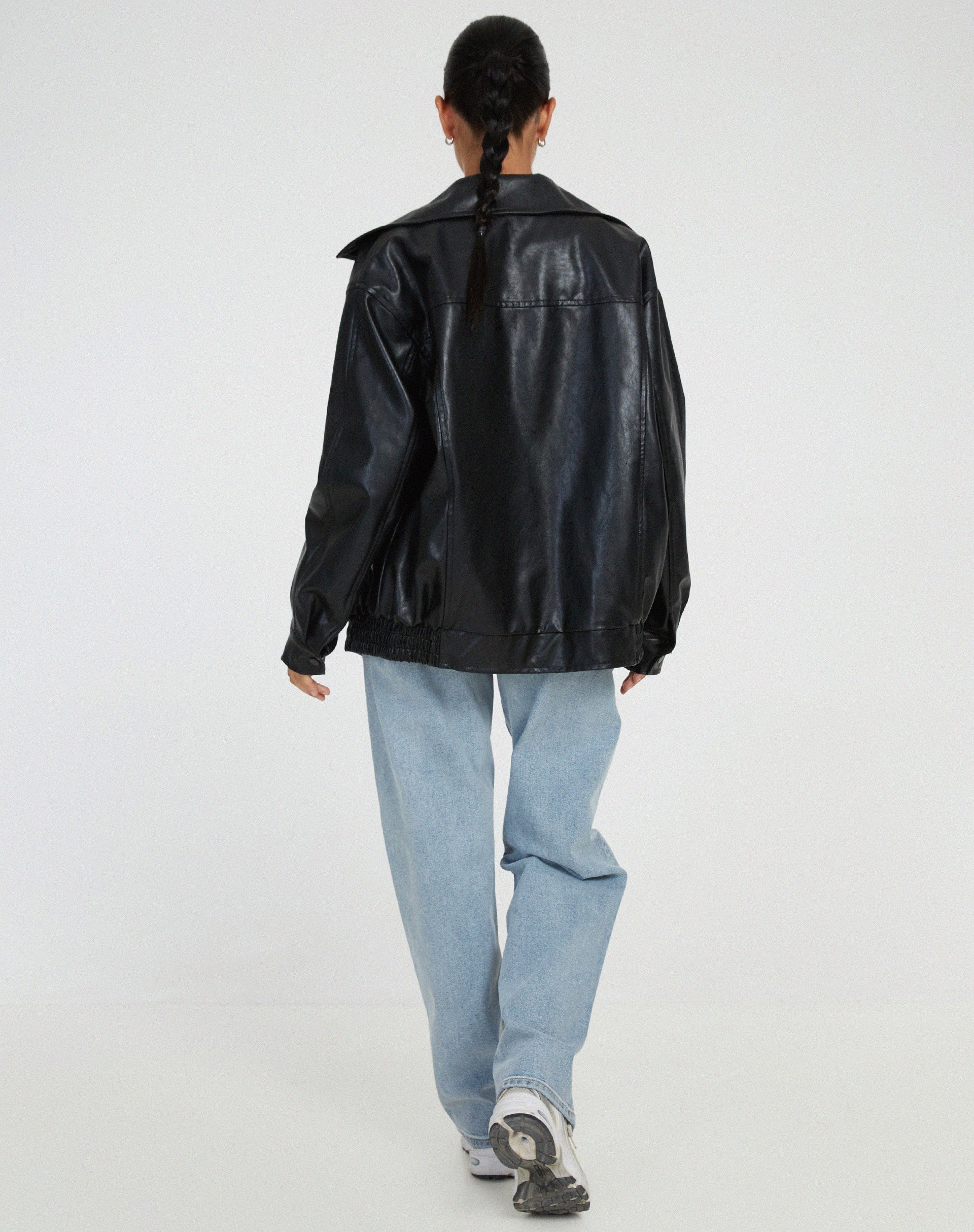 Oversized Retro Women Jackets Bomber Style | Zip-Up