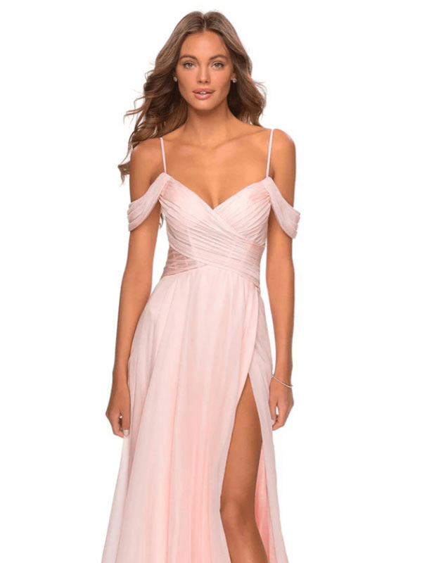 Romantic Women's Bridesmaid Dress Off Shoulder | Maxi