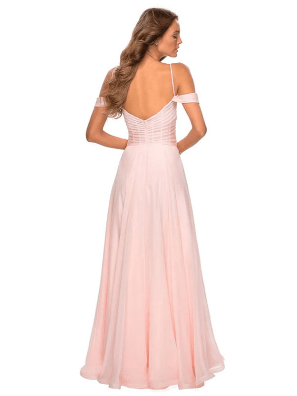Romantic Women's Bridesmaid Dress Off Shoulder | Maxi
