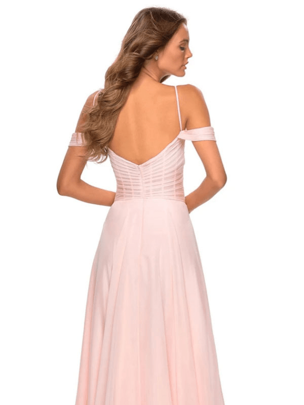 Romantic Women's Bridesmaid Dress Off Shoulder | Maxi