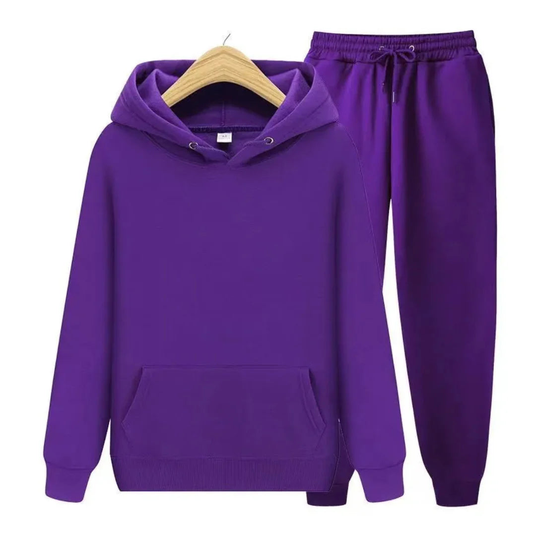 Soft Men's Tracksuit Set With Hoodie & Joggers | Loungewear