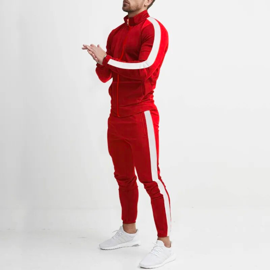 Tiziano | Men's Jogger Tracksuit | Zip-Up Jacket