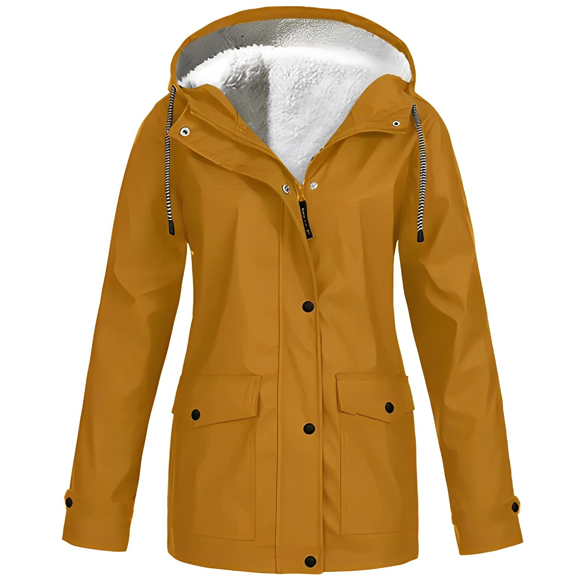 Warm Rain Jacket for Women | Hood
