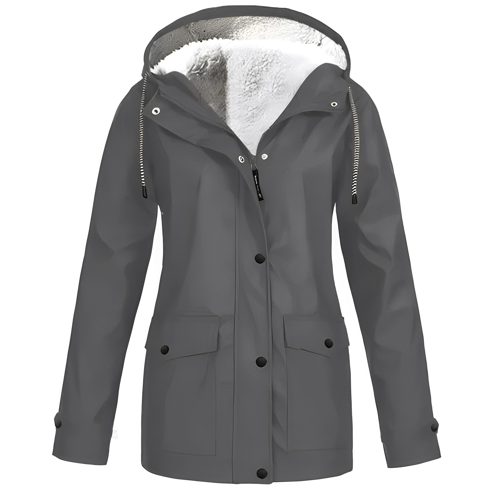 Warm Rain Jacket for Women | Hood