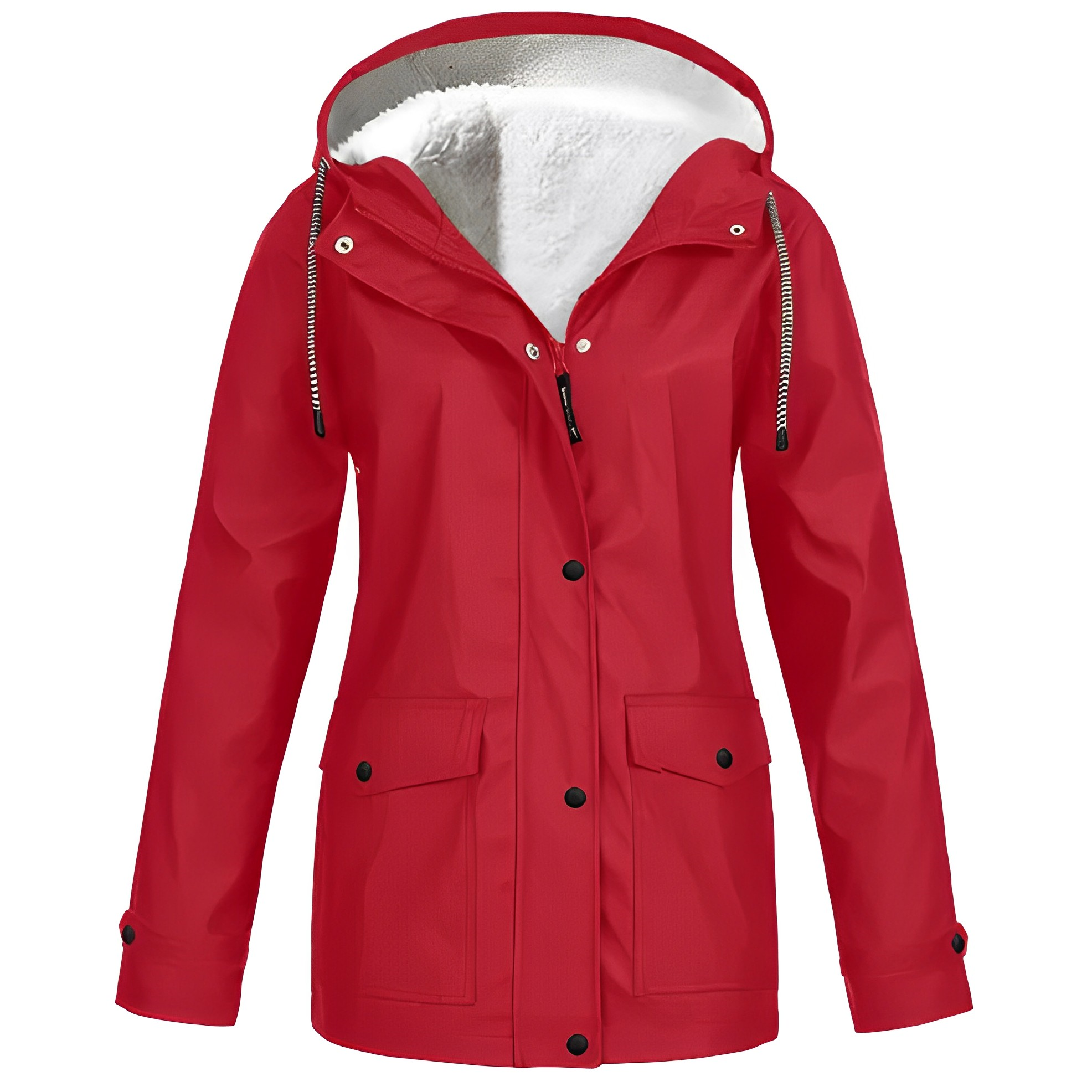 Warm Rain Jacket for Women | Hood