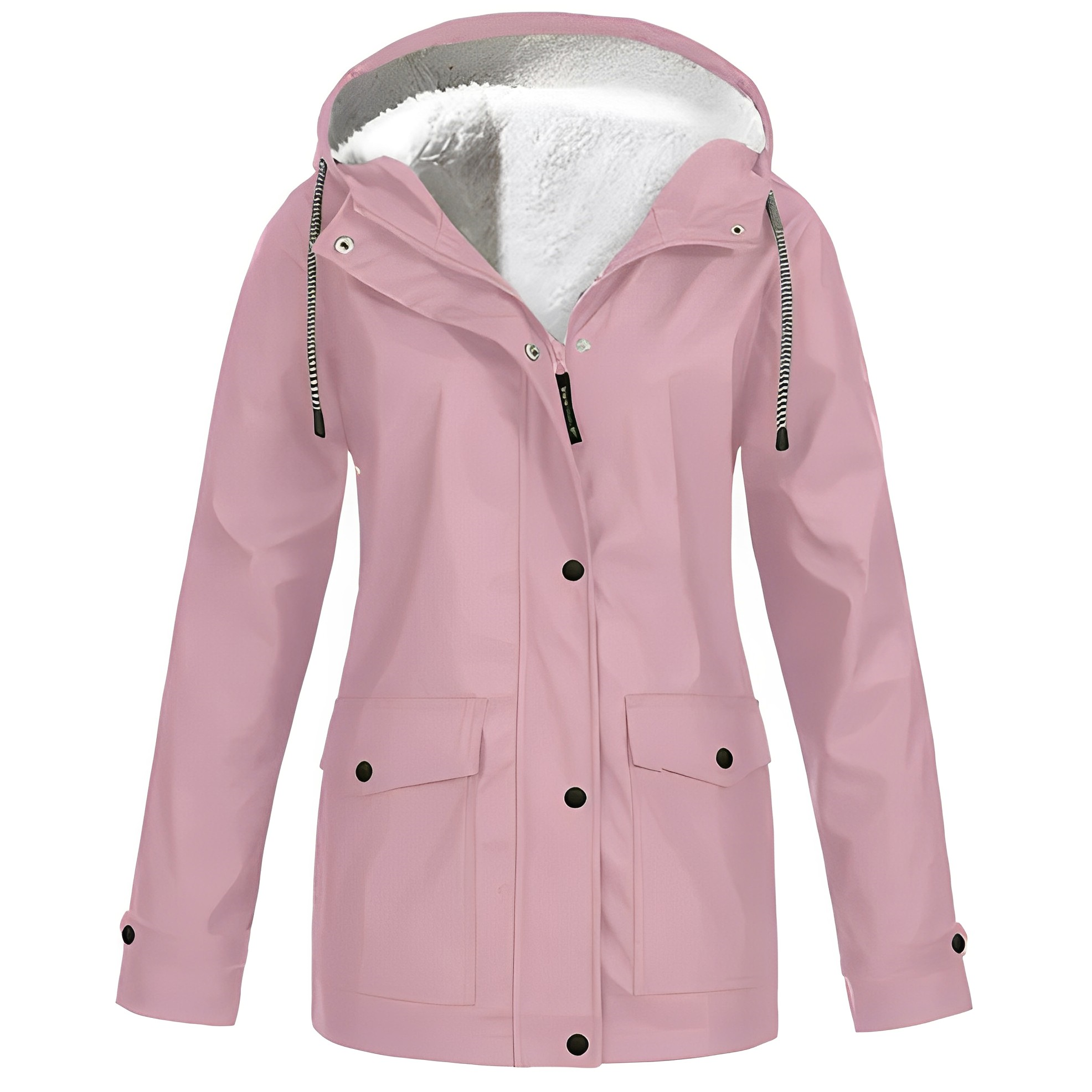 Warm Rain Jacket for Women | Hood