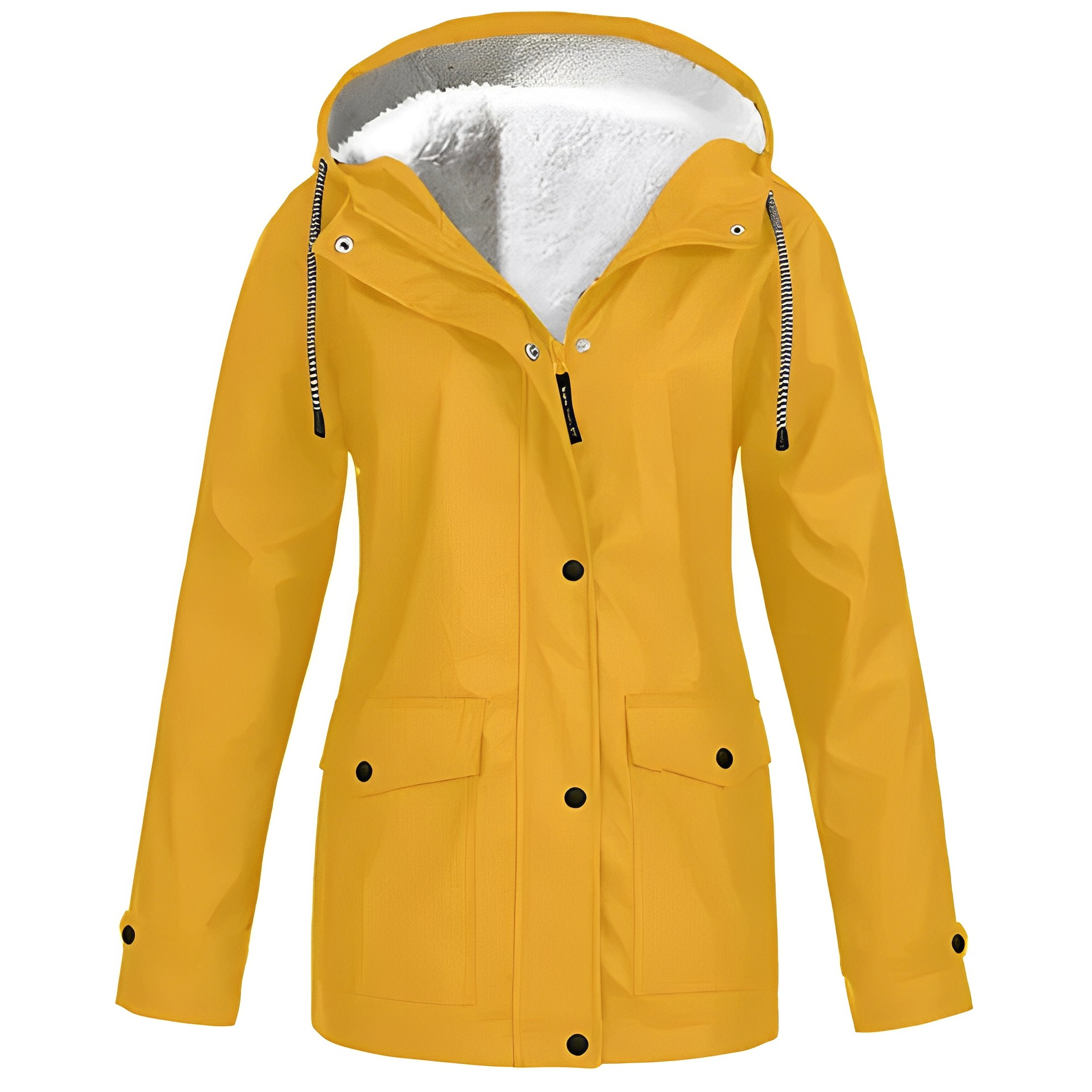 Warm Rain Jacket for Women | Hood