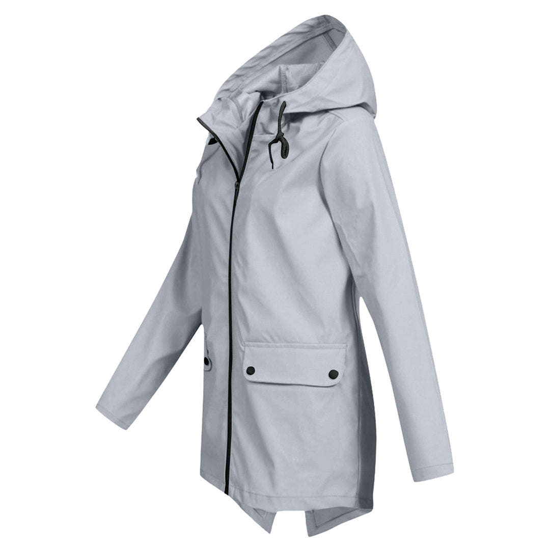 Women's Rain Jacket With Hood | Lightweight