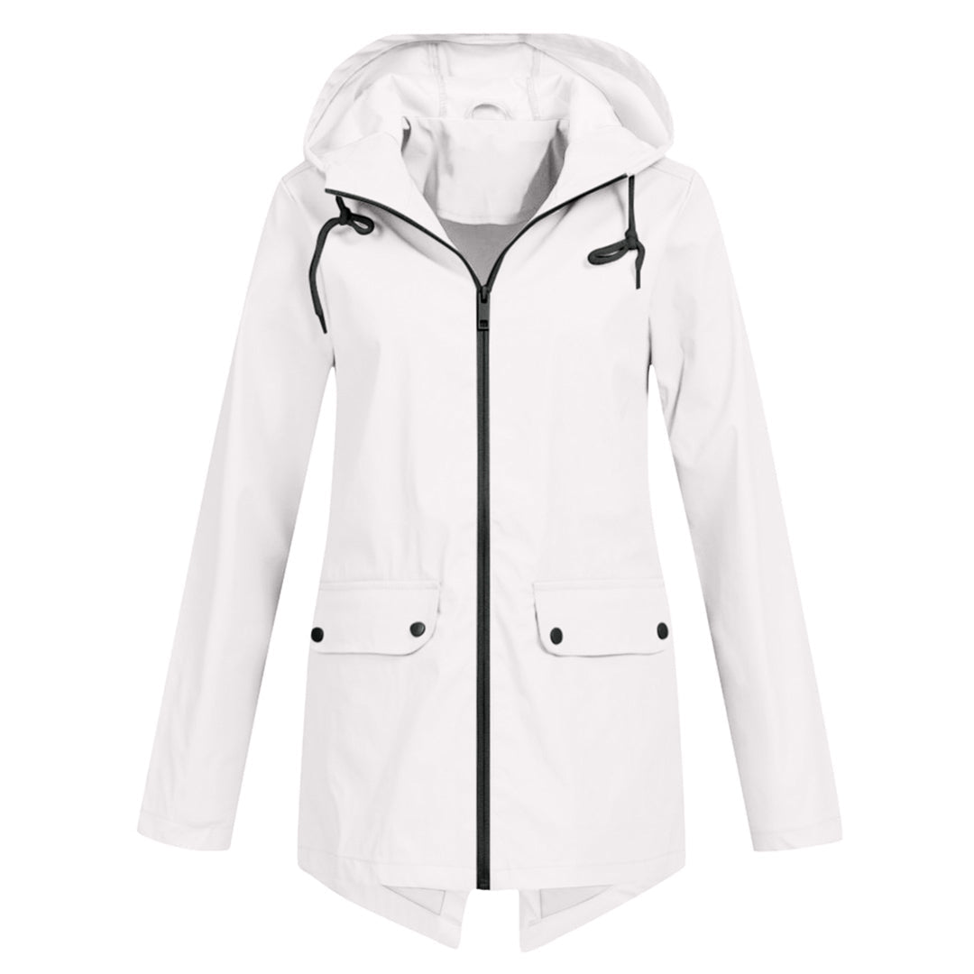 Women's Rain Jacket With Hood | Lightweight