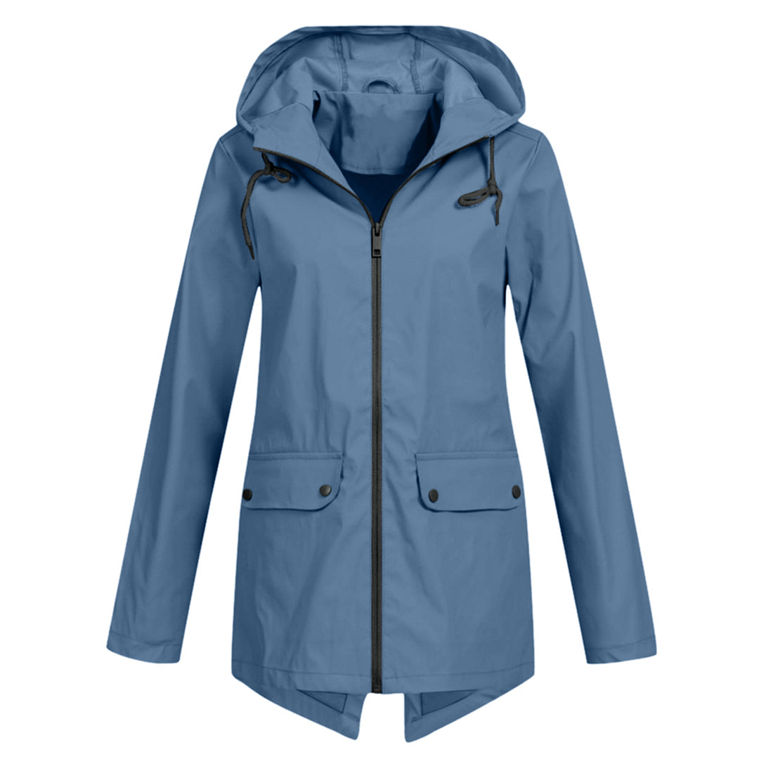 Women's Rain Jacket With Hood | Lightweight