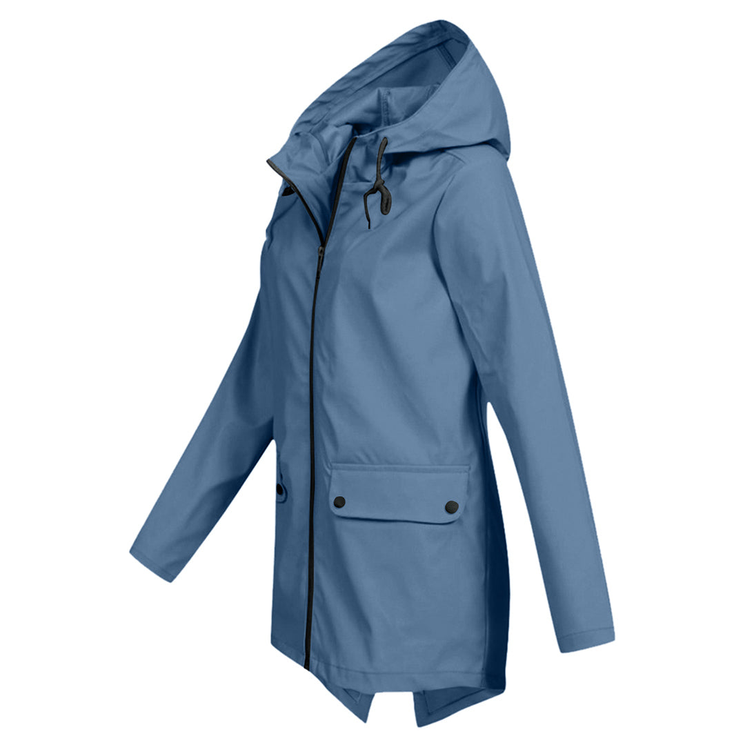 Women's Rain Jacket With Hood | Lightweight