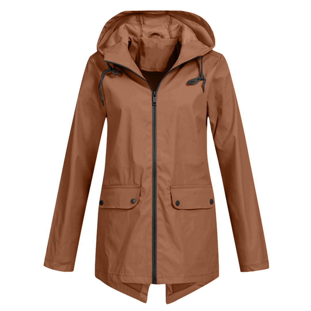 Women's Rain Jacket With Hood | Lightweight