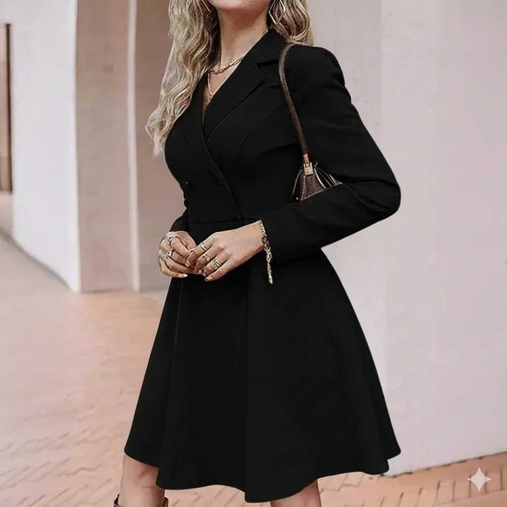 Women Black Coat Tailored | Dress