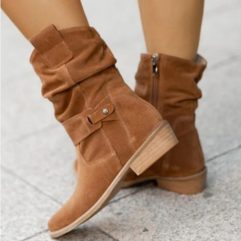 Women's Ankle Boots Low Heel | Casual