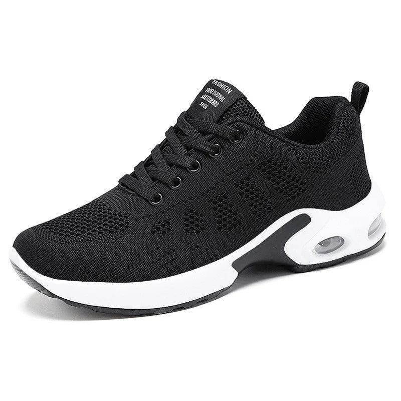 Women's Black Trainers Mesh | Running