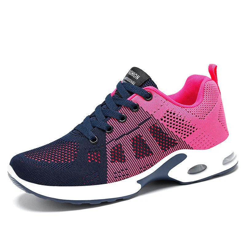 Women's Black Trainers Mesh | Running
