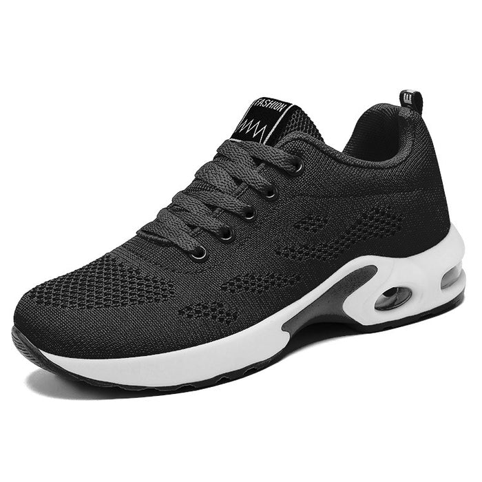 Women's Black Trainers Mesh | Running