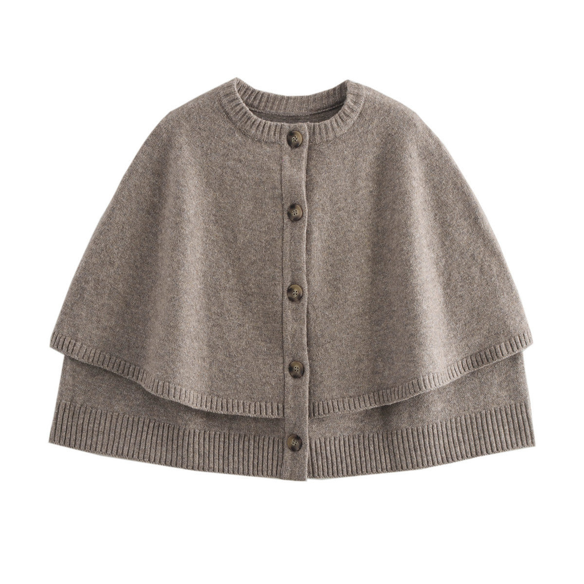 Women's Cape Knit Buttoned | Winter