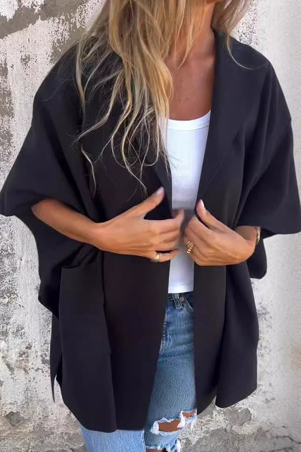 Women's Cape Oversized Short Sleeve | Trench