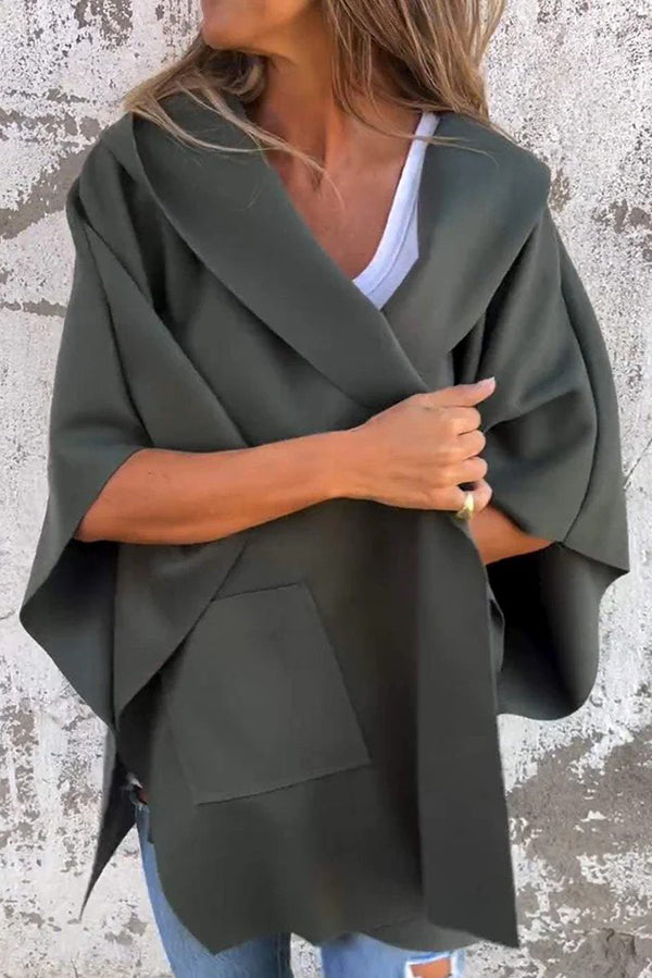 Women's Cape Oversized Short Sleeve | Trench