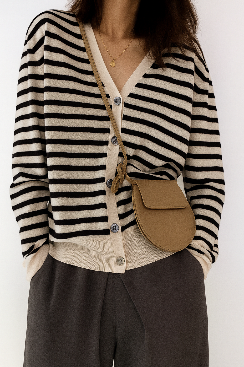 Women's Cardigan Striped | Knit