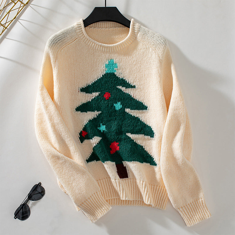 Women’s Christmas Jumper Tree Knit | Festive
