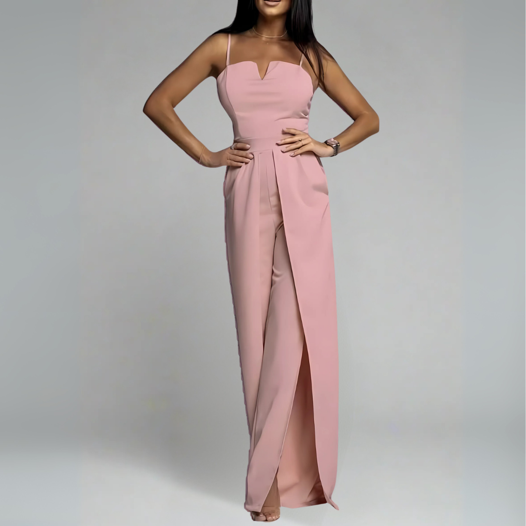 Women's Christmas Party Jumpsuit Slit Wide Leg | Party
