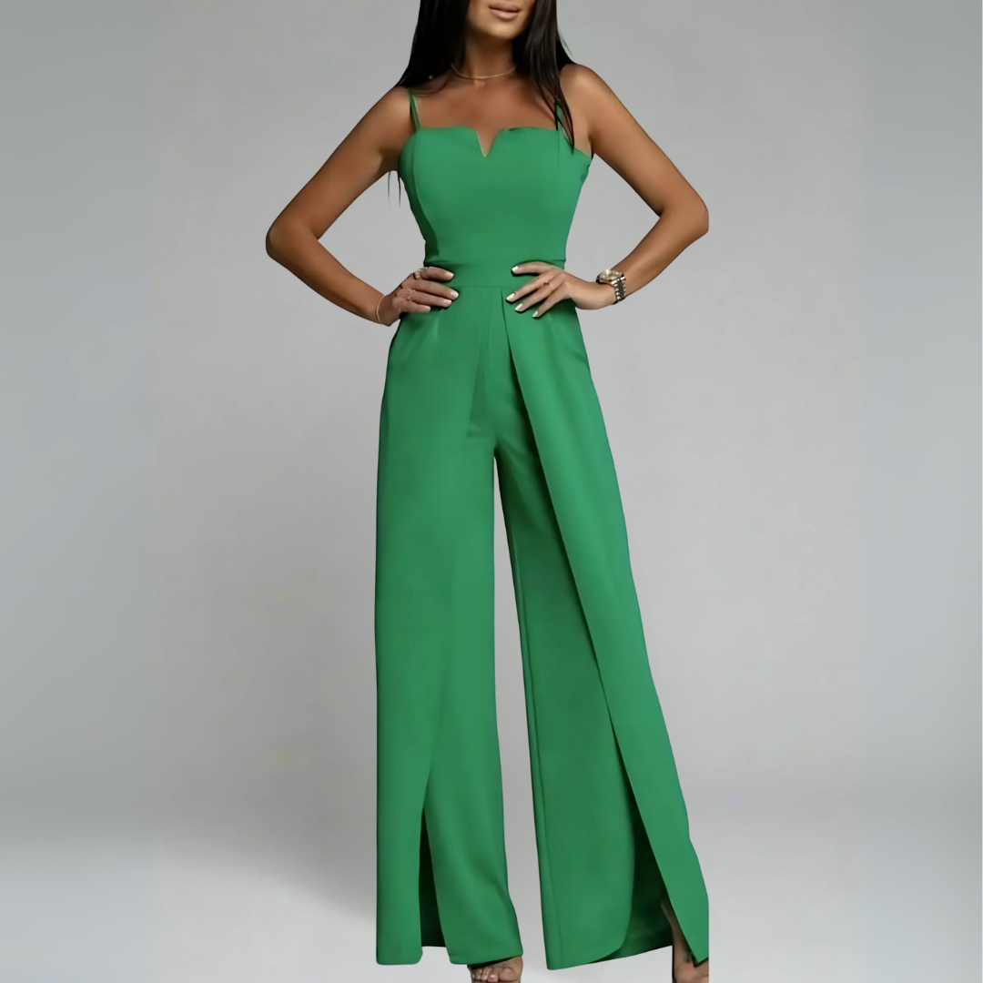 Women's Christmas Party Jumpsuit Slit Wide Leg | Party