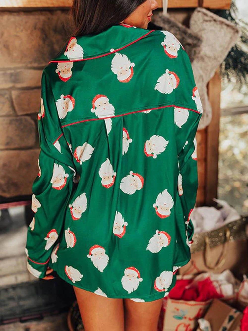 Women’s Christmas Pyjamas Candy Cane Shorts Set | Festive