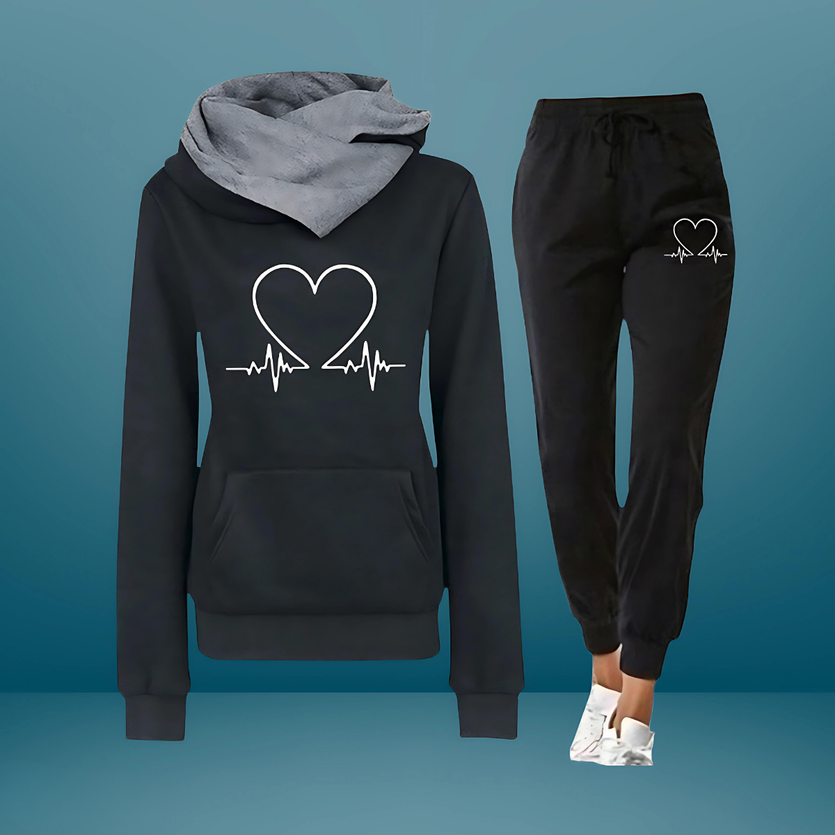 Women's Co-ord Loungewear Hoodie Set | Tracksuits