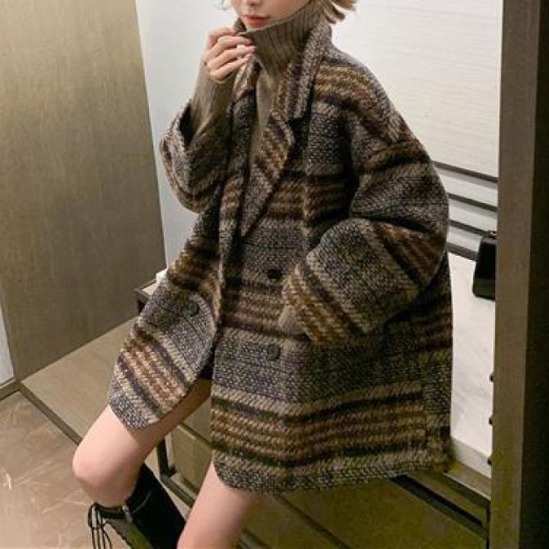 Women's Coat Oversized Plaid | Winter