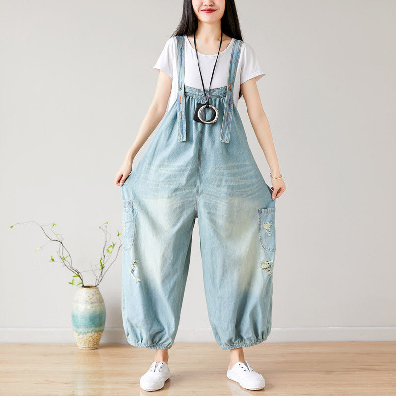 Women's Dungarees Casual Wide Leg | Jumpsuit