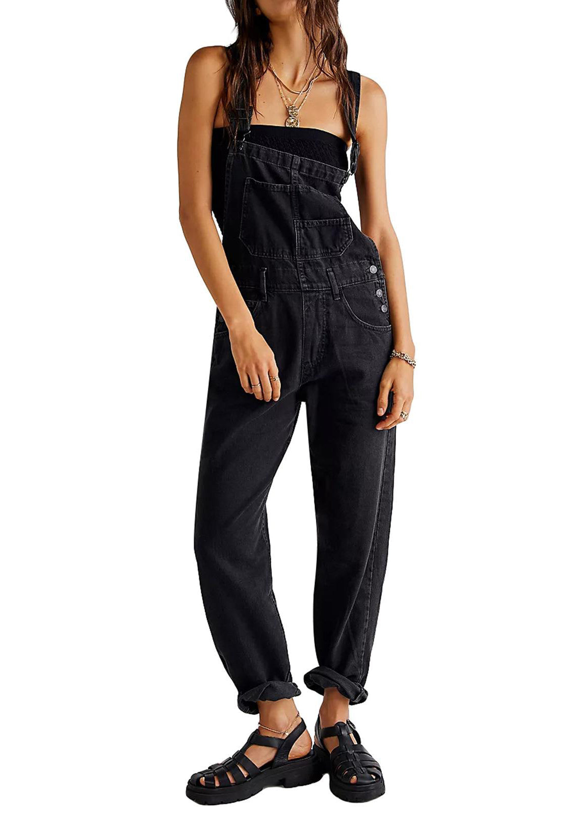 Women's Dungarees Straight Leg | Casual