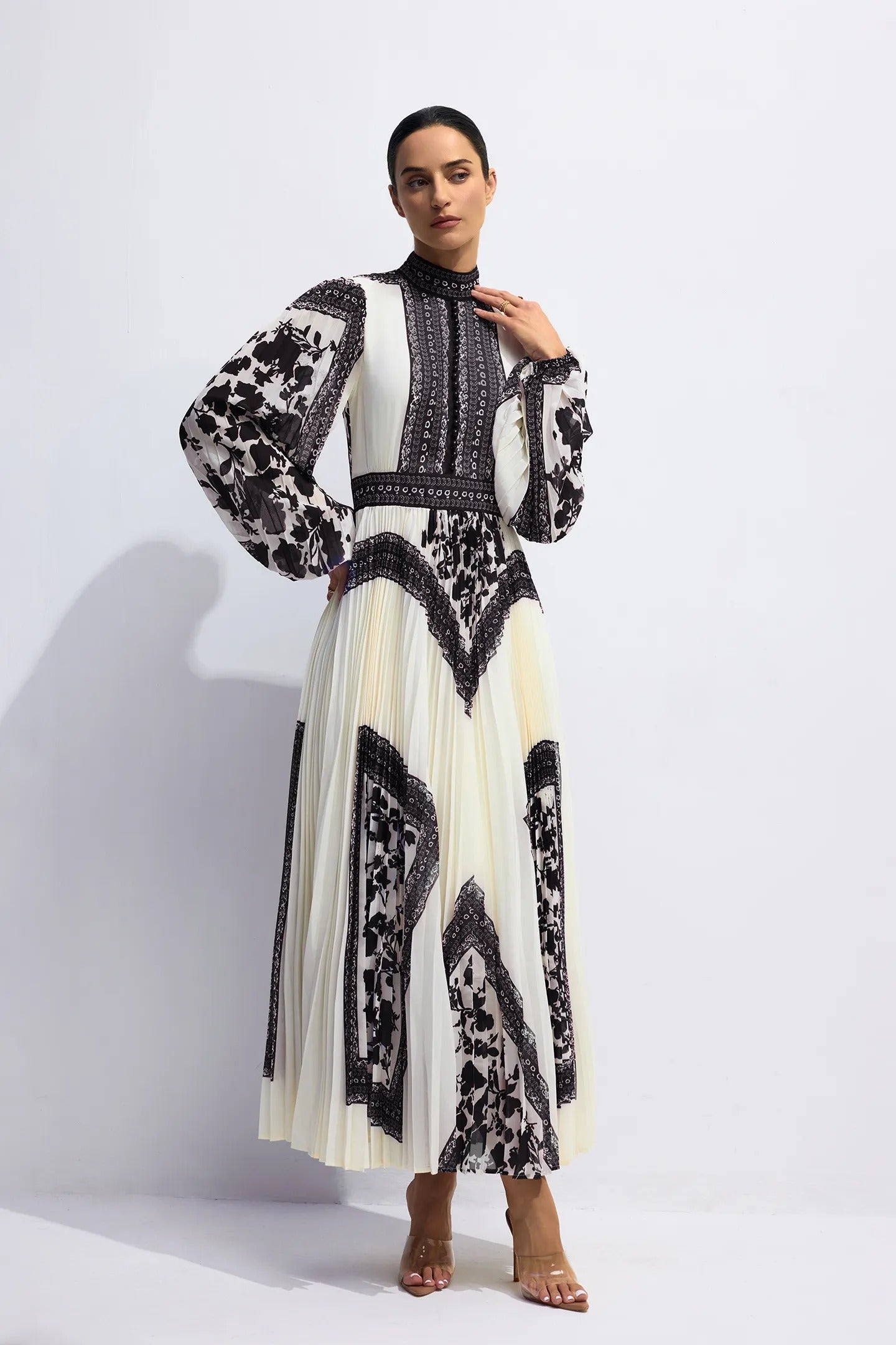 Women's Evening Dress Pleated | Maxi