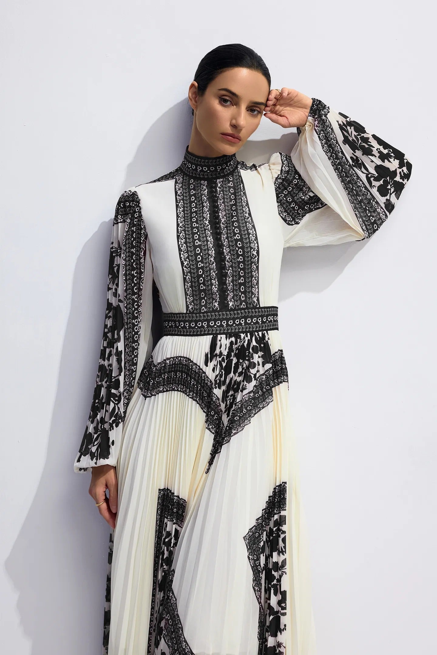 Women's Evening Dress Pleated | Maxi