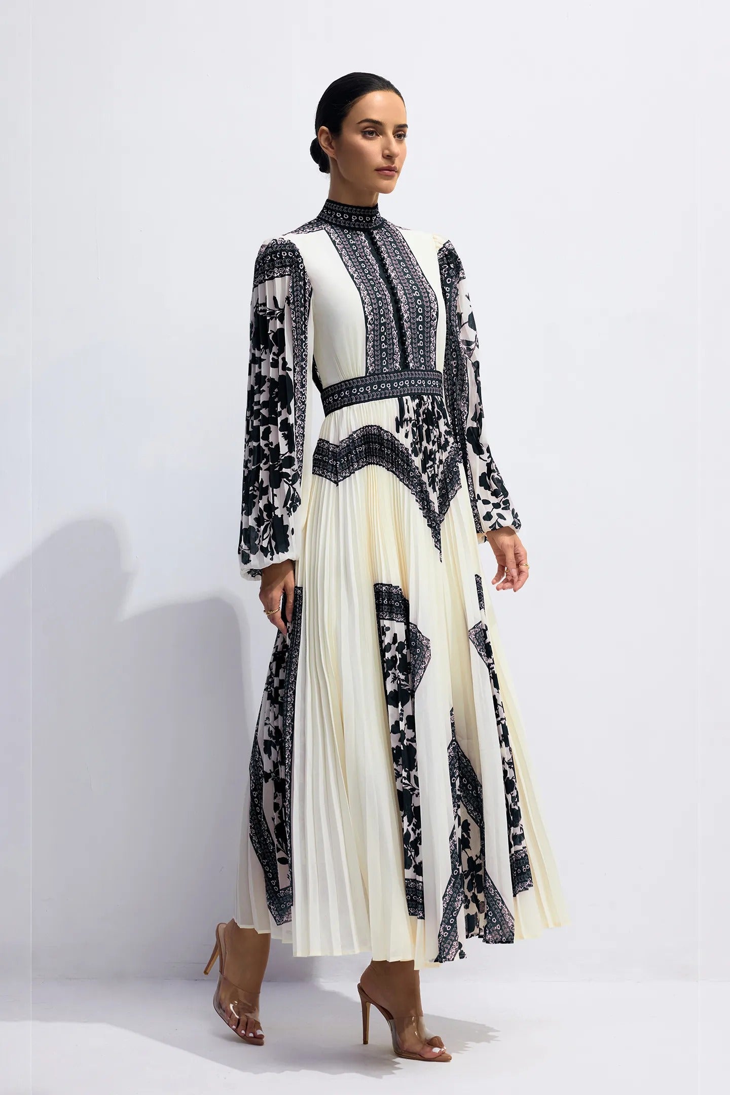 Women's Evening Dress Pleated | Maxi