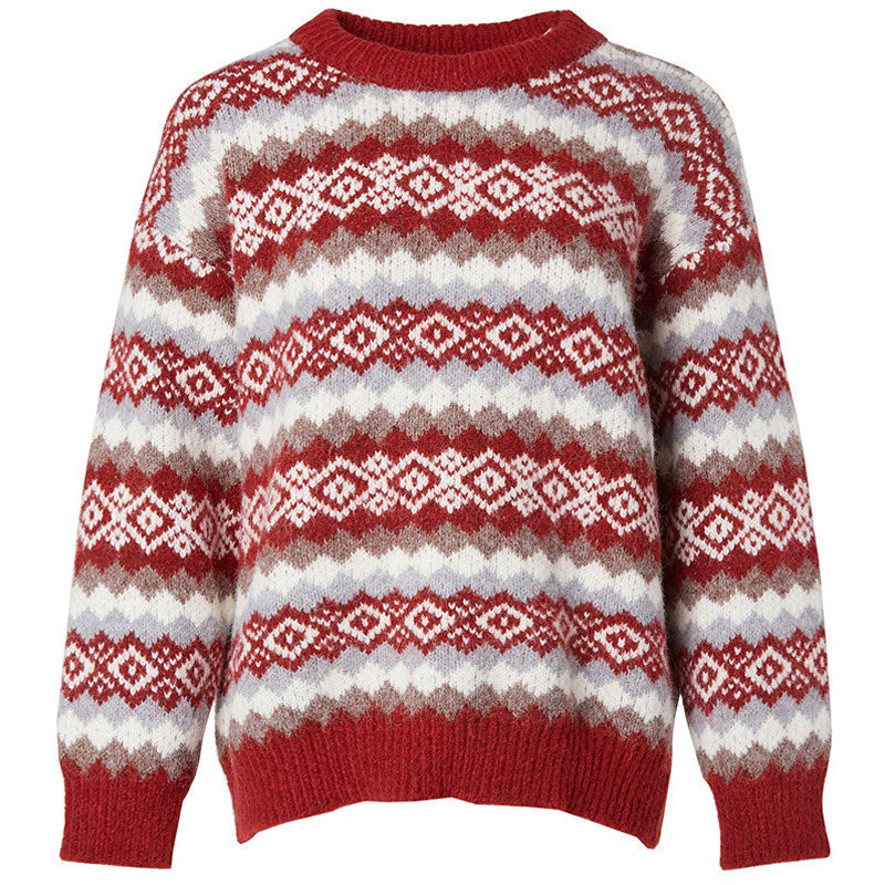 Women's Fair Isle Jumper Festive Knit | Winter Style