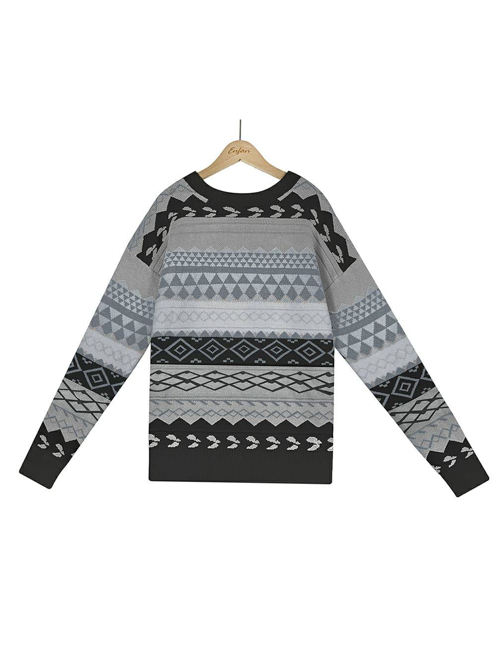 Women’s Fair Isle Jumper Long Sleeve | Winter Knit