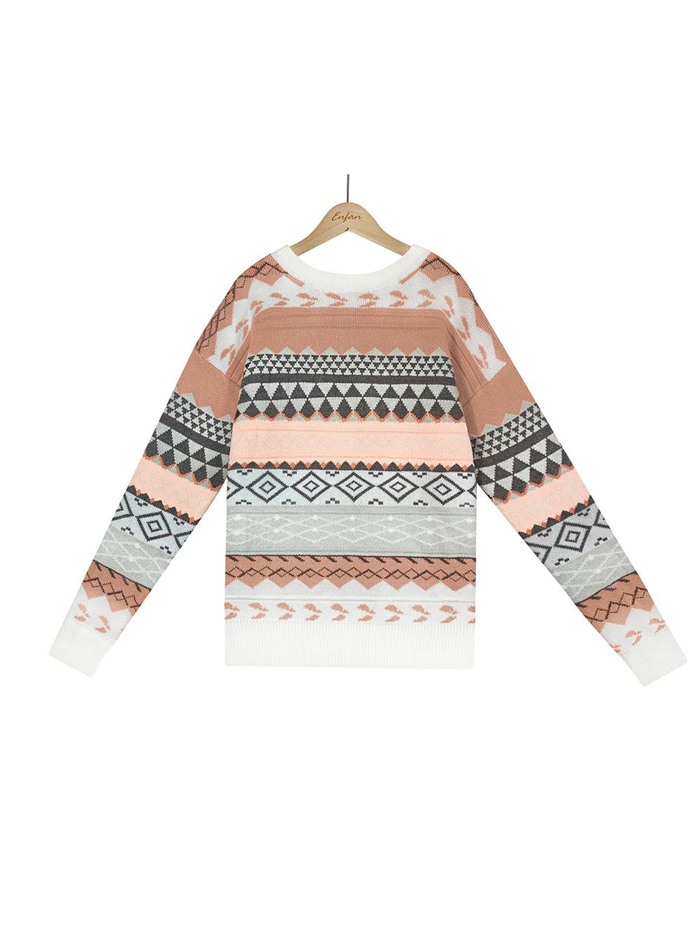 Women’s Fair Isle Jumper Long Sleeve | Winter Knit