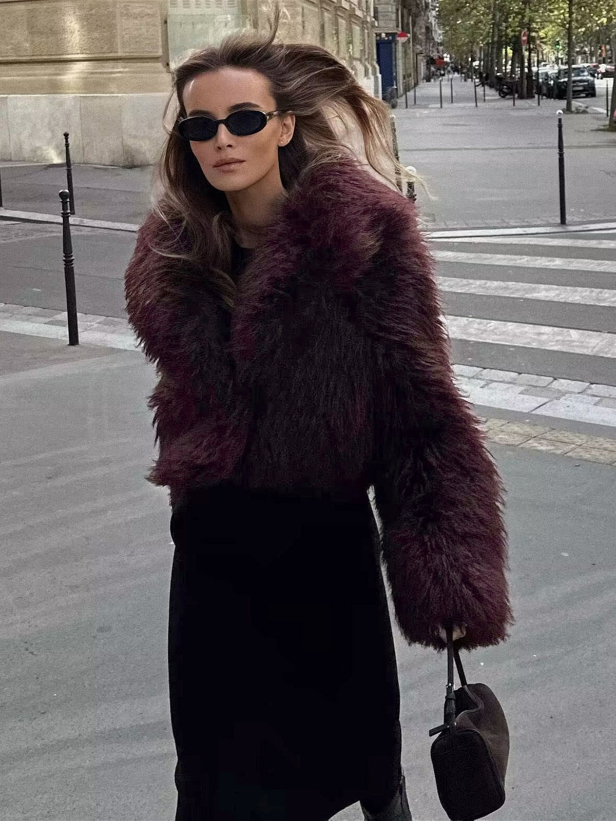 Women's Fur Coat Fluffy Oversized | Winter
