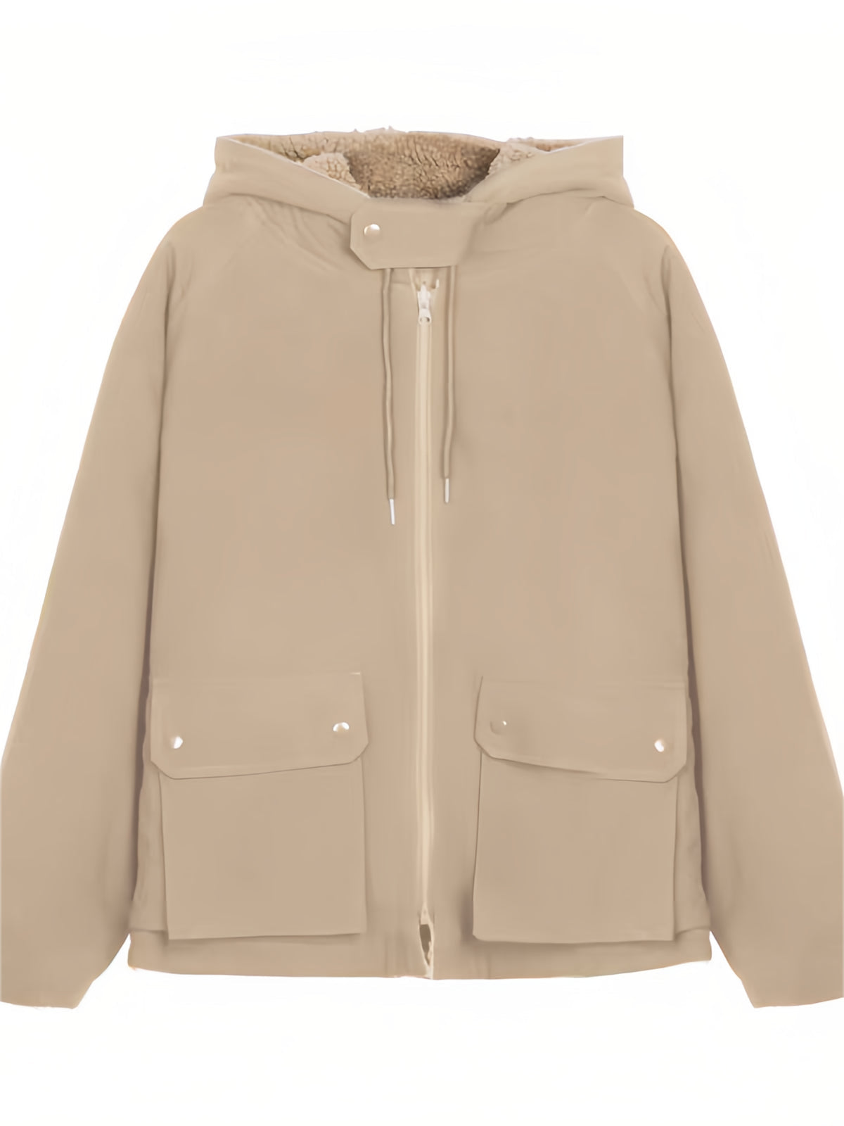 Women's Fur Coat Teddy Lined Hooded | Winter
