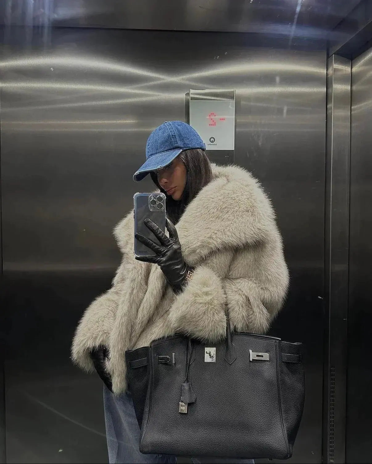 Women's Fur Coat Winter | Oversized