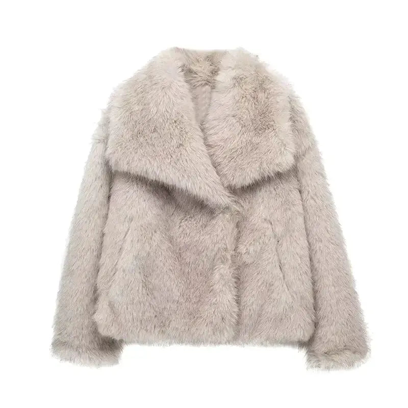 Women's Fur Coat Winter | Oversized