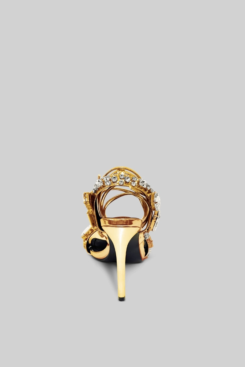 Women's Gold Heels Stiletto | Wedding