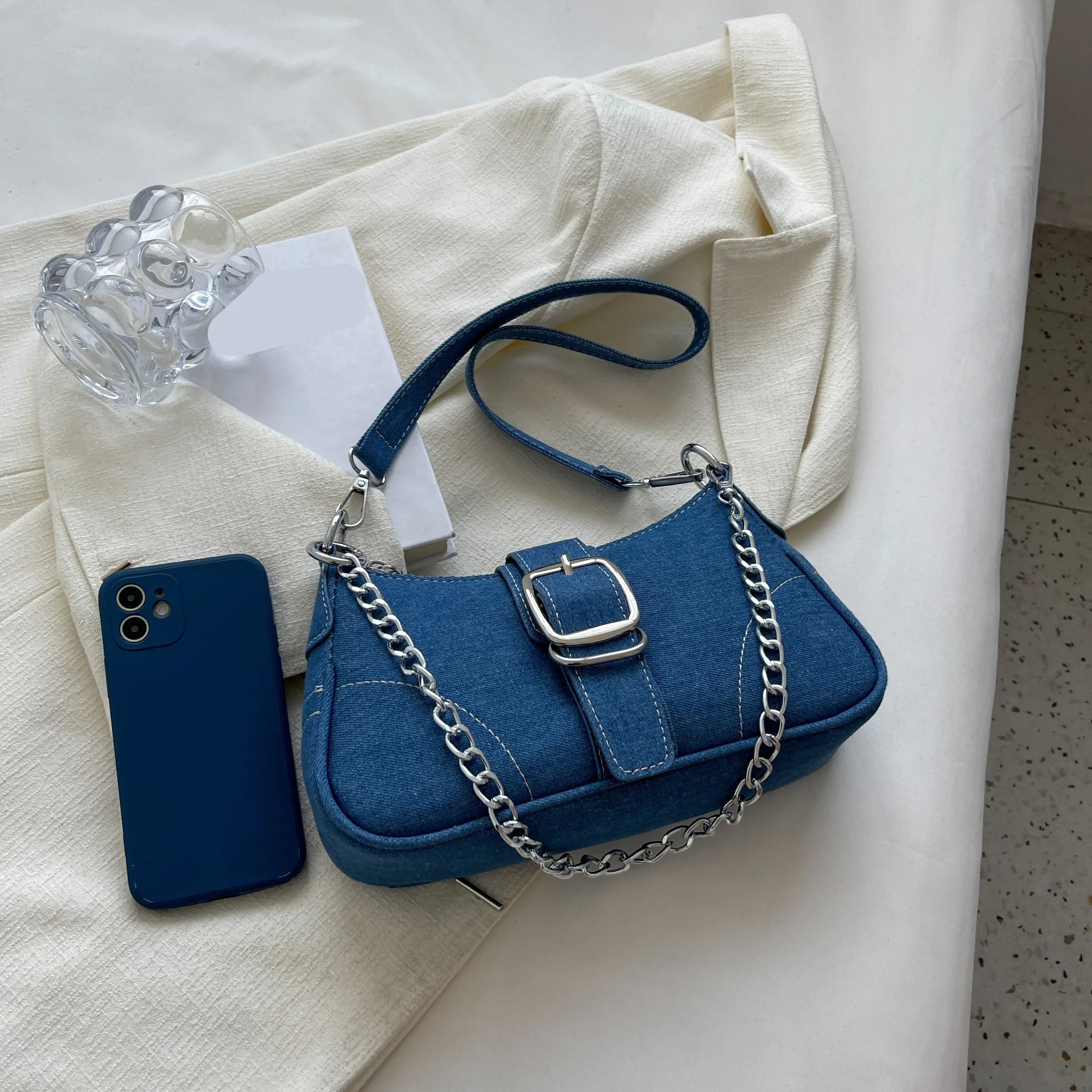 Women's Handbag Front Buckle | Crossbody