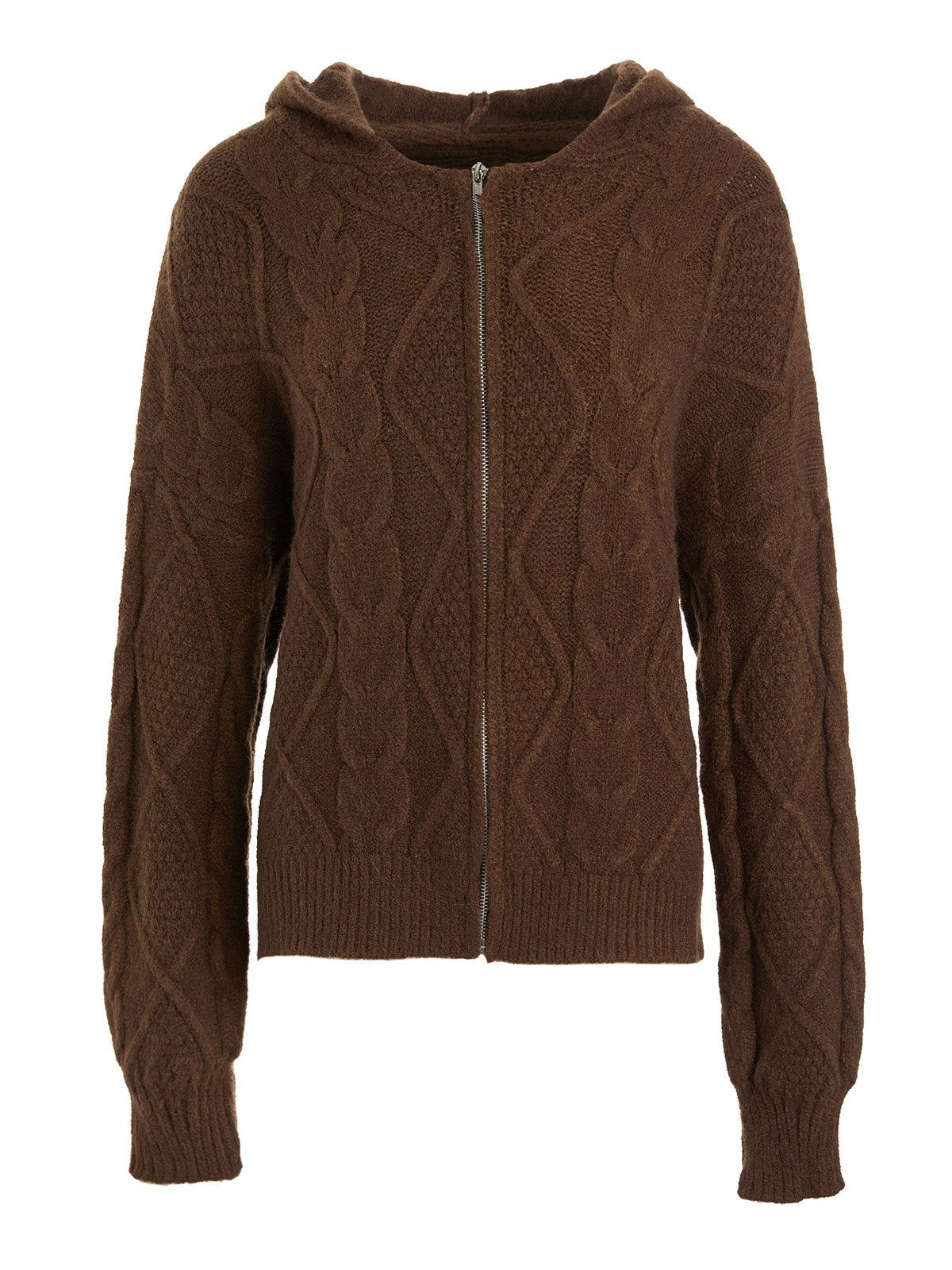 Women's Hooded Fleece Jacket Zip | Oversized