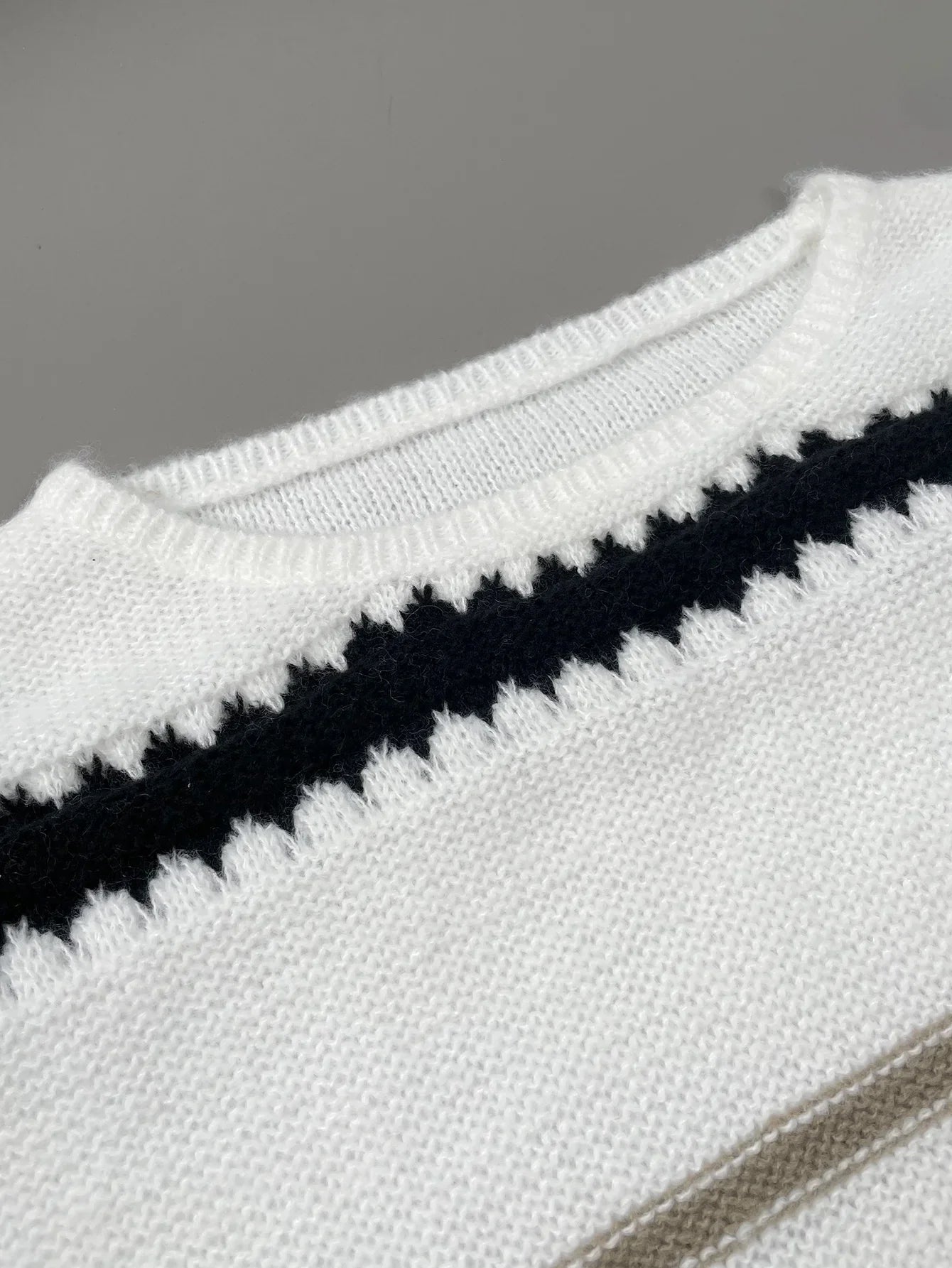 Women's Jumper Striped Knit | Oversized